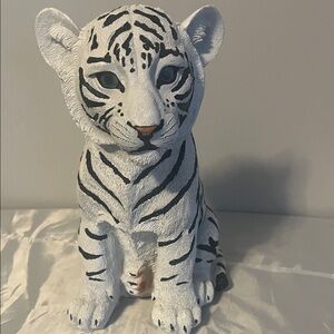 White Tiger Cub Figurine